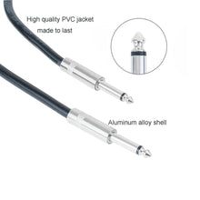 Load image into Gallery viewer, American Terminal ATSKJ-603 Speaker Cable Wire 1/4" TS to Same 3'