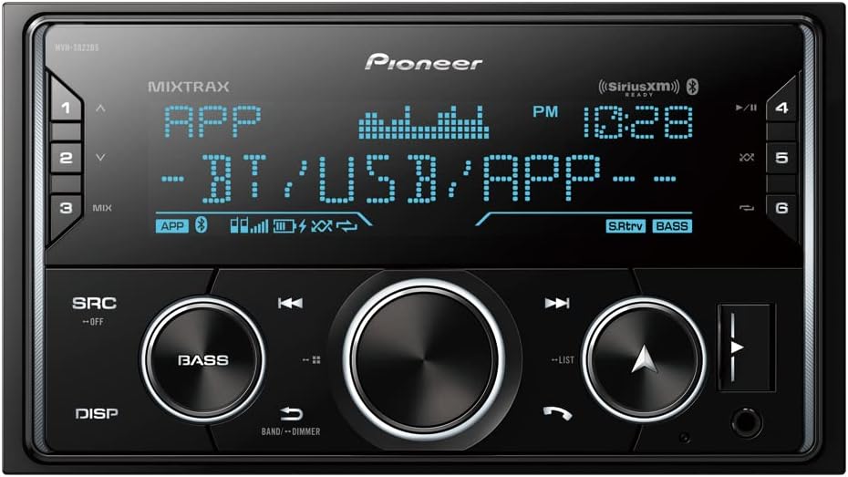 PIONEER MVH-S622BS  Double DIN Digital Media Receiver with Enhanced Audio