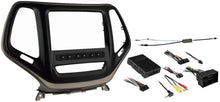 Load image into Gallery viewer, Metra 99-6526BZ &amp; 40-EU50 Compatible with Jeep Cherokee 2014 2015 2016 2017 2018 Double DIN Stereo Harness Radio Install Dash Kit Bronze &amp; antenna Adapter