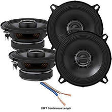Load image into Gallery viewer, 4 Alpine S-S50 Car Audio Type S Series 5 1/4" 220 Watt Speakers with 20' Speaker Wire Package