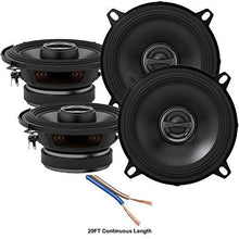 Load image into Gallery viewer, 2 Pair Alpine S-S50 Car Audio Type S Series 5 1/4" 220 Watt Speakers with 20' Speaker Wire Package