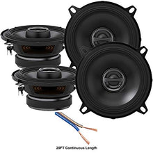 Load image into Gallery viewer, Alpine S-S50 Car Audio Type S Series 5 1/4" 220 Watt Speakers - 2 Pair with 20' Wire Package