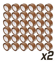 Load image into Gallery viewer, American Terminal 72 Brown Packing Tape 2" x 110 Yards Strong Heavy Duty Sealing Adhesive Tapes for Moving Packaging Shipping Office and Storage (72 Rolls)