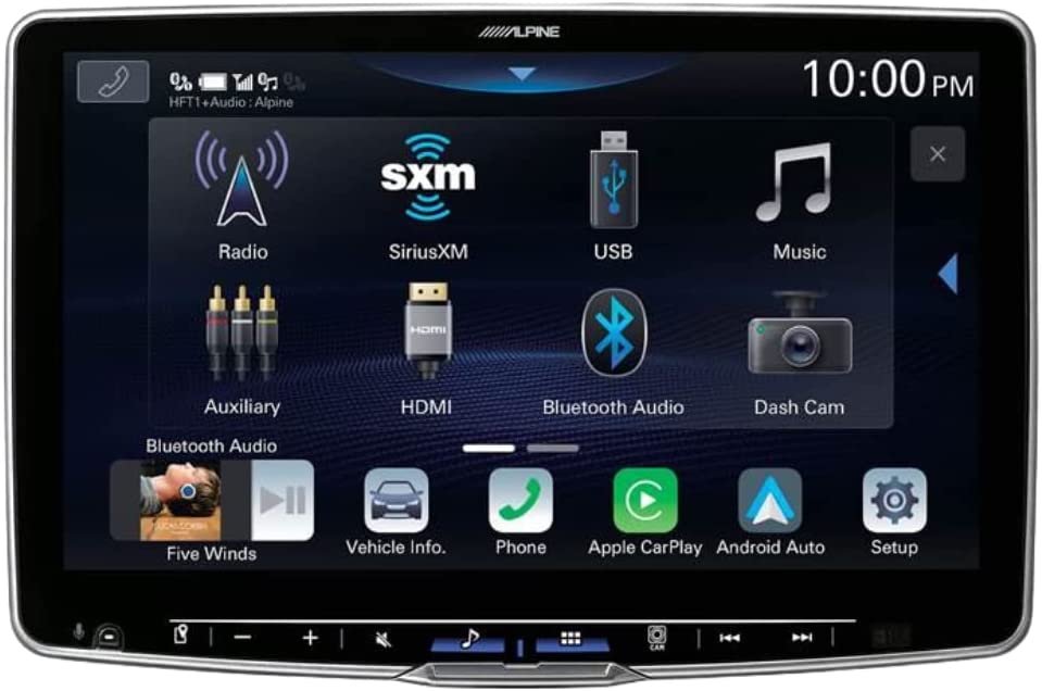 Alpine Halo11 ILX-F511 11" Multimedia Receiver  Back-Up Bullet Camera & SiriusXM