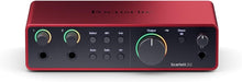 Load image into Gallery viewer, Focusrite Scarlett 2i2 4th Gen USB Audio Interface for Recording, Songwriting