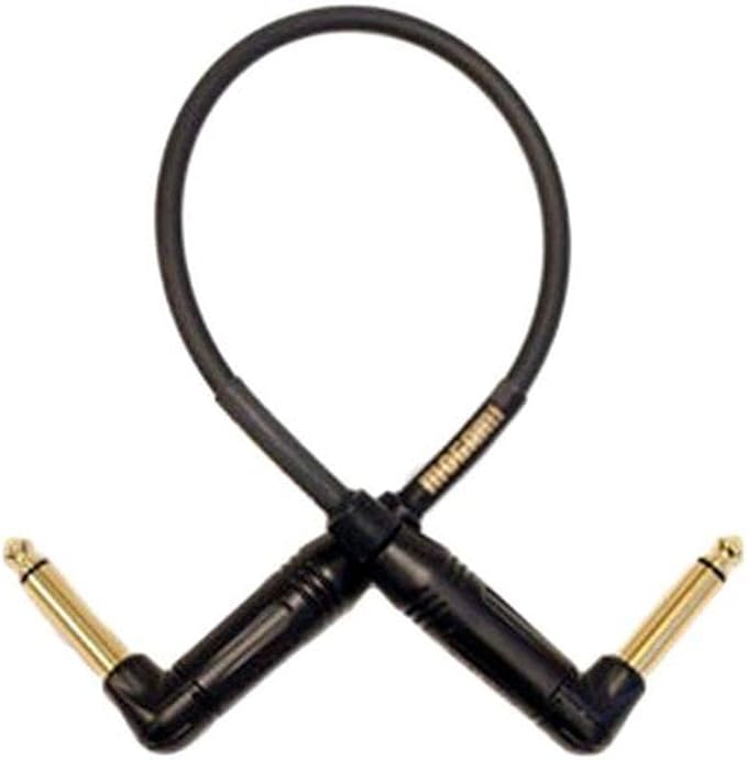 Mogami GOLD INSTRUMENT-01-RR Right Angle to Right Angle Pedal Cable - 10 inch