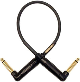 Mogami GOLD INSTRUMENT-01-RR Right Angle to Right Angle Pedal Cable - 10 inch