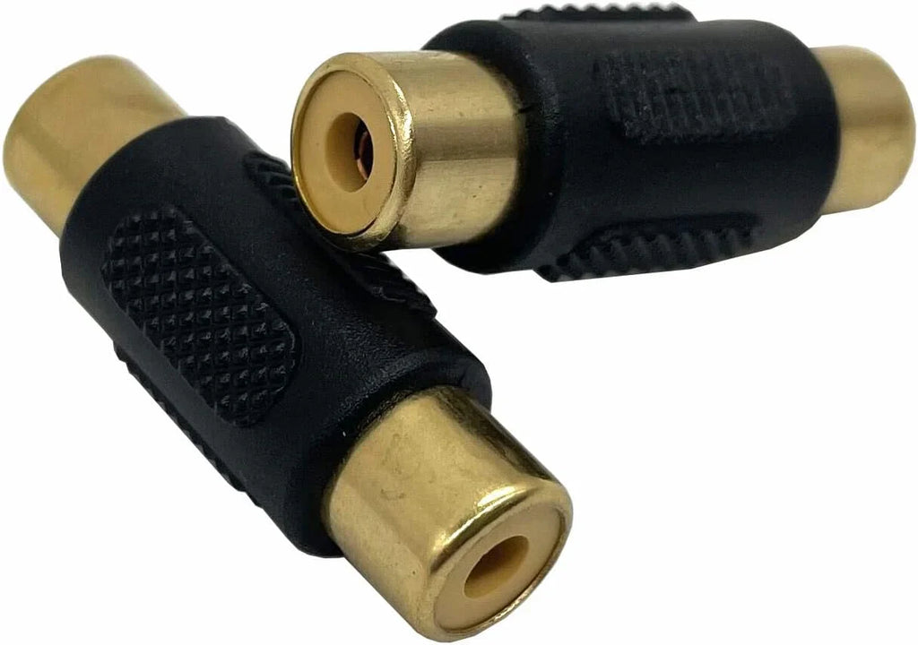 American terminal ATFF-100B-100 Gold RCA Female-to-Female Coupler Adapter 100 Pack