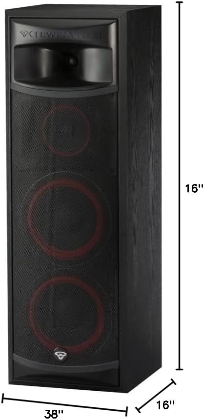 Cerwin-Vega XLS-28 Dual 8" 3-Way Home Audio Floor Tower Speaker