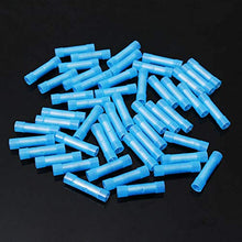Load image into Gallery viewer, Nylon 16-14 AWG Wire Connectors Electrical Crimp Butt Connector Fully Insulated Splice Wire Terminals Blue