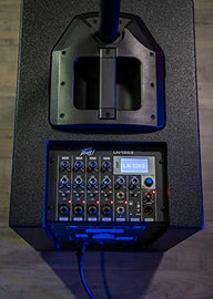 Peavey LN 1263 LN1263 Portable Column Array Pa System with Digital Mixer