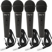 Load image into Gallery viewer, 4 Peavey PV 7 Microphone with XLR to XLR Cable