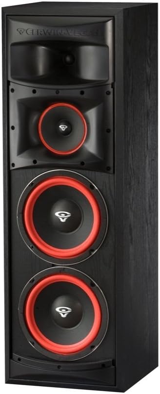 2 Cerwin-Vega XLS-28 Dual 8" 3-Way Home Audio Floor Tower Speaker