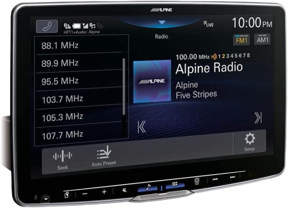 Alpine Halo11 ILX-F511 11" Multimedia Receiver  Back-Up Bullet Camera & SiriusXM