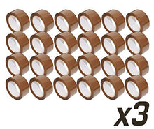 Load image into Gallery viewer, American Terminal 72 Rolls of Premium 3" X 330' Brown Jumbo 3-Inches Strong Heavy Duty Sealing Adhesive Shipping Packing Tape 110 Yards for Moving Packaging Shipping Office and Storage