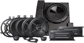 Alpine PSS-22WRA Fit Jeep Wrangler JK Unlimited Weather Resistant System Upgrade