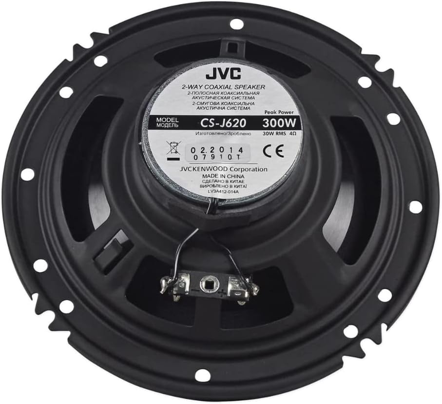 Speaker Adapter Fit 98-13 Harley Davidson Touring + JVC 6.5" Speakers