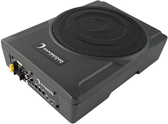 Diamond Audio DPRS10 10" 120W RMS Power Low Profile Amplified Subwoofer