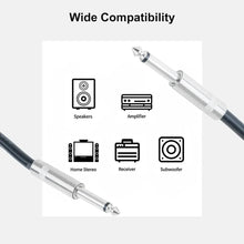 Load image into Gallery viewer, American Terminal ATSKJ-603 Speaker Cable Wire 1/4 in inch TS to Same 3 feet