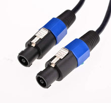 Load image into Gallery viewer, 2 MR DJ CSMSM30 30 Feet PRO PA DJ Speakon Male to Speakon Male Speaker Cable
