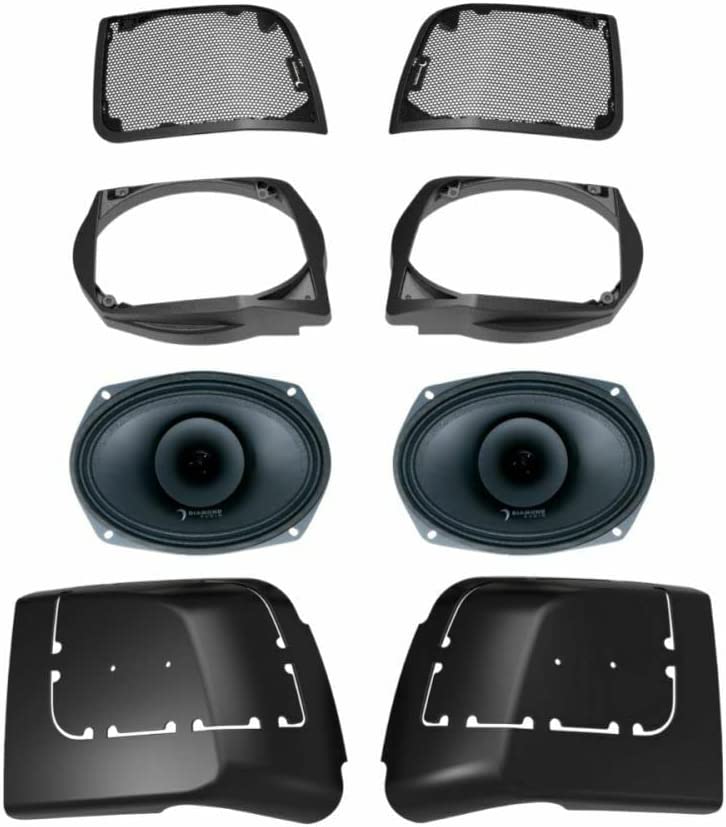 Diamond Audio MSMP692LK 14+ Harley Davidson Cut in Lid Kit with MP694