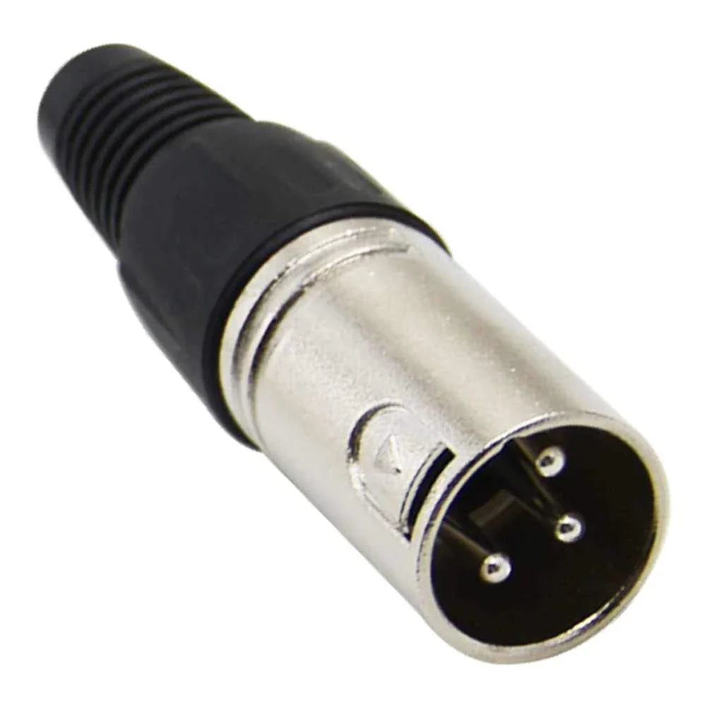 MR DJ USA XLRMH2 1 Pair XLR Male Head 3 Pin Connector Allows for Speaker Cables