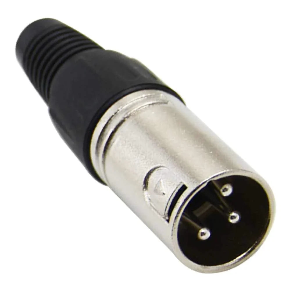 MR DJ USA XLRMH4 2 Pair XLR Male Head 3 Pin Connector Allows for Speaker Cables