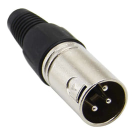 Mr. Dj XLRMH4 2 Pair XLR Male Head 3 Pin Connector Allows for Speaker Cables