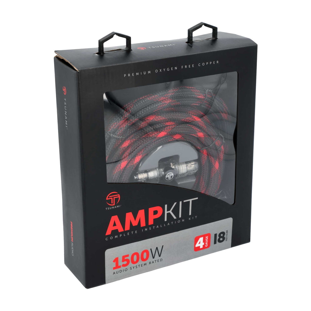 Tsunami TSX-AMP4 1500W 4 GA AMP Kit