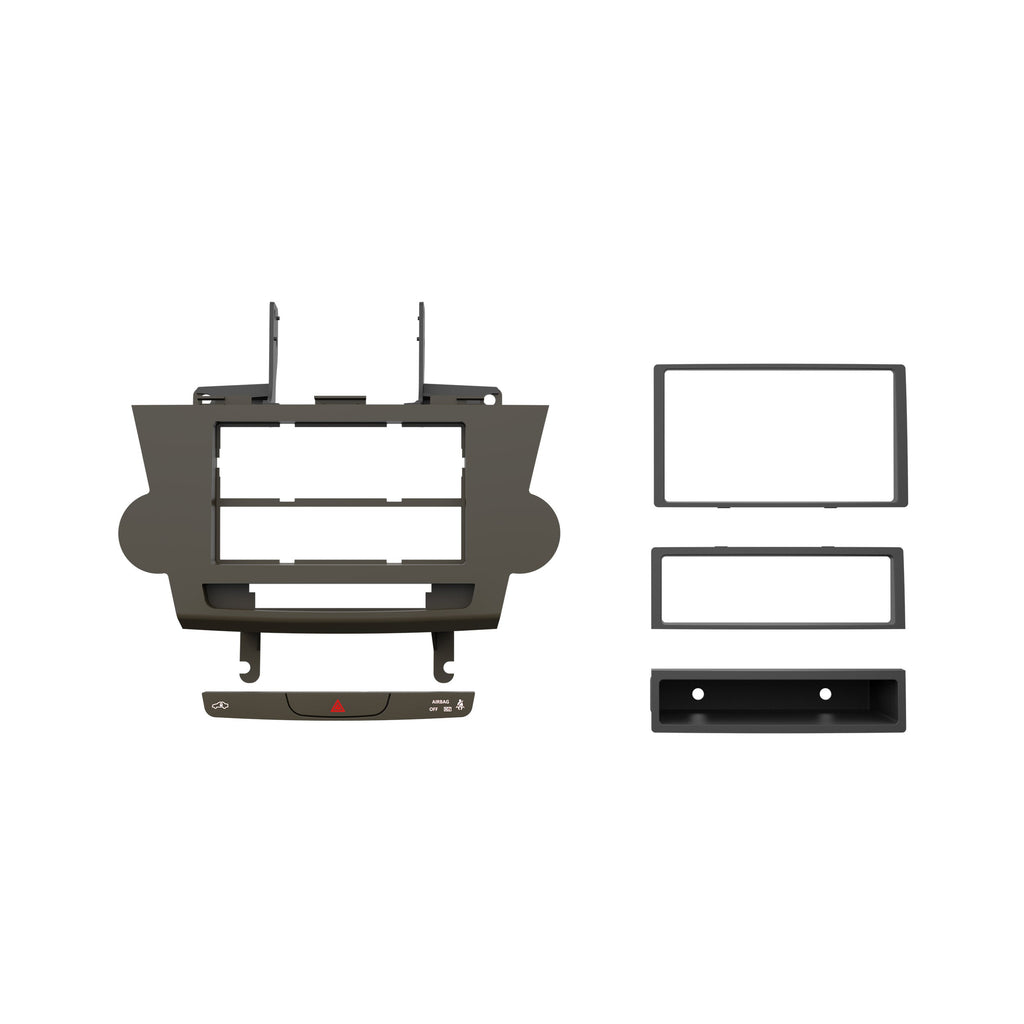 Metra 99-8274BR Single/Double-DIN Car Stereo Dash Kit - Compatible Fits for HIGHLANDER 08-12