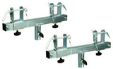 2 MK Audio Universal Chrome T-Adapter Triangle or Square Truss Adapter Bracket Tripod Crank Light Stand Bar
