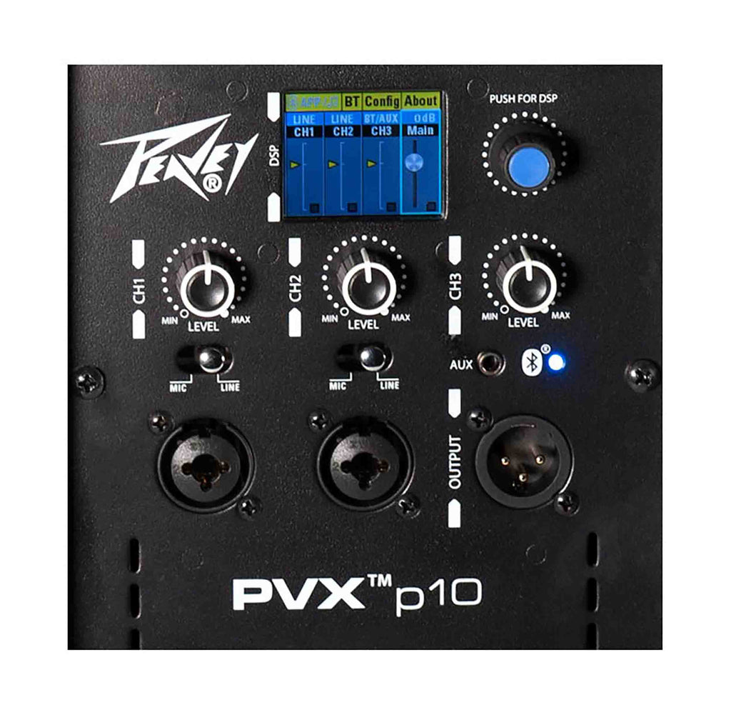 2 Peavey PVXp 10 10" Bluetooth Powered Loudspeakers + XLR Cable