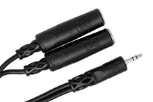 Load image into Gallery viewer, Hosa YMP-233, 3.5mm TRS Male to Dual 1/4" TRS Female Y Cable