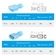 Load image into Gallery viewer, 100pcs Female &amp; Male Fully Insulated Wire Terminals Connector Nylon Spade Crimp