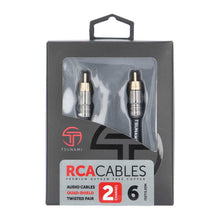 Load image into Gallery viewer, Tsunami TSX-RCA6 2 Channel 6 Ft RCA Cable