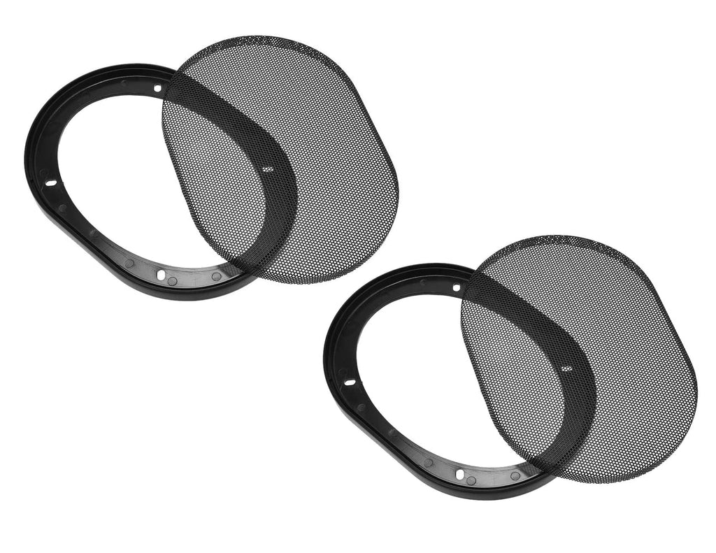2 XP Audio 5"x7" / 6"x8" universal speaker coaxial component protective grills covers