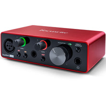 Load image into Gallery viewer, Focusrite Scarlett Solo 4rd Gen USB Audio Interface Bundle Mic Stand + Pop Filter + XLR Cable