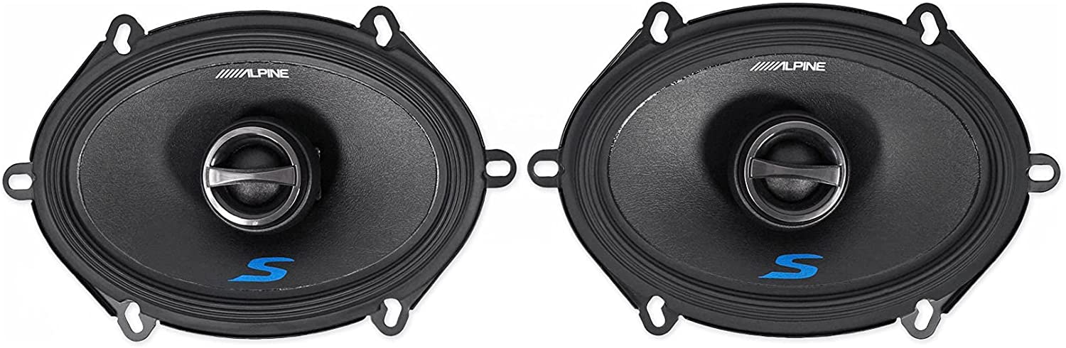 Front+Rear Alpine S 5x7" Speaker Replacement Kit For 1993-1995 Lincoln Mark VIII