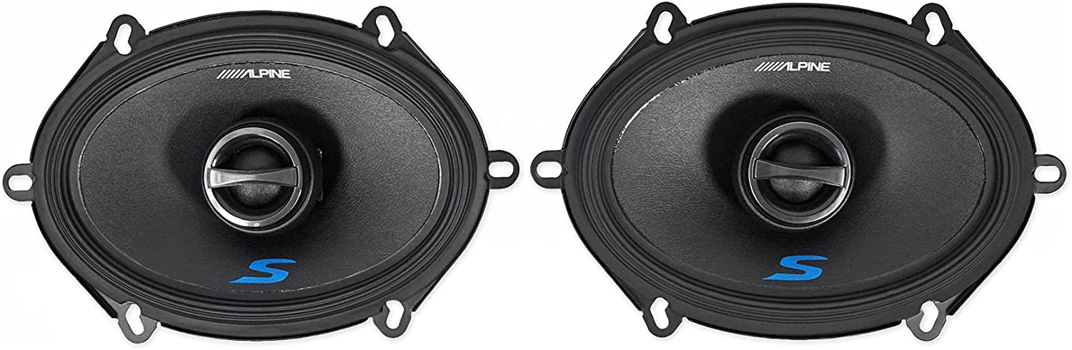 Alpine S-S57 Car Speaker 460W 5" x 7" Type-S 2-Way Coaxial Car Speakers