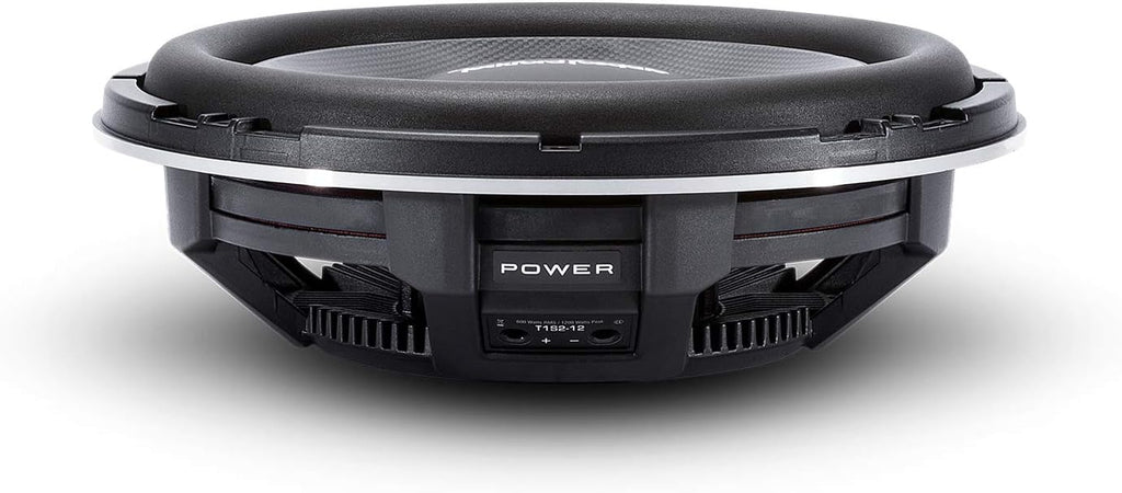 Rockford Fosgate Power T1S1-12 1200W 12" Power Series Single 1-ohm Shallow Car Subwoofer