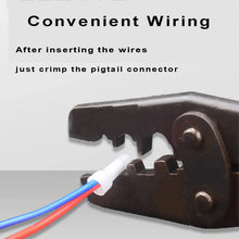 Load image into Gallery viewer, American Terminal CC16G1000 1000 pcs 16-14 Gauge Close End Crimp Terminal Caps for Car Audio and Electronics