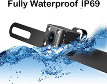 Load image into Gallery viewer, CAM101 HD Night Vision Backup Camera - 170° Wide Angle Waterproof License Plate Rear View Camera for Alpine iLX-F409, ILX-W650, INE-W960 &amp; X009-GM2