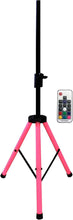 Load image into Gallery viewer, 2 Universal Light Up Multi Color LED Speaker Stands w/Remote