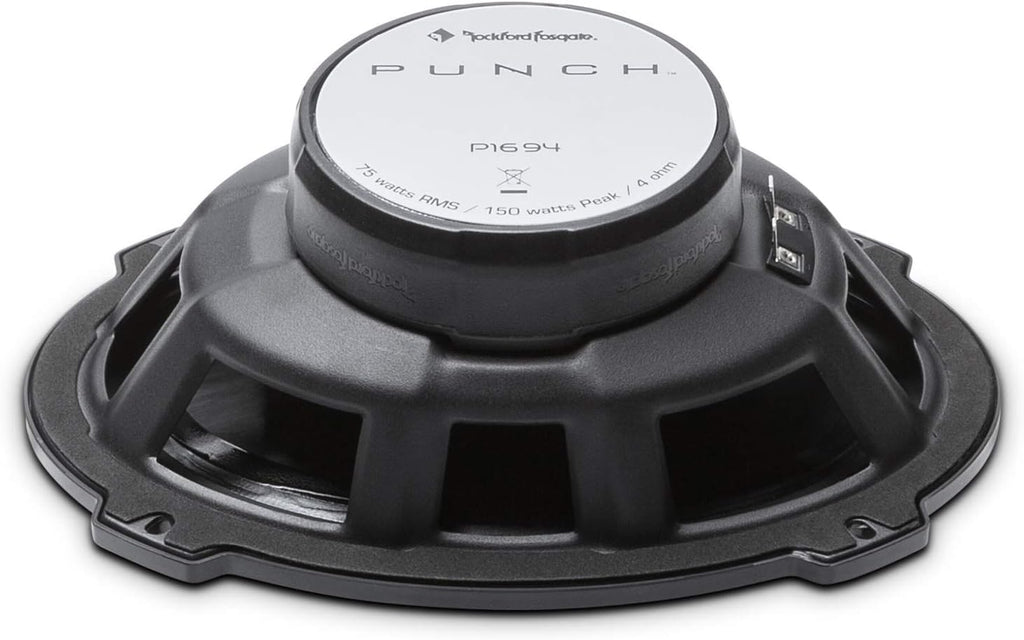 Rockford Fosgate Punch P1694 300W Peak  6x9" 4-Way Full Range Coaxial Speakers
