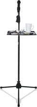 Load image into Gallery viewer, Gator Frameworks  GFW-SHELF1115 Microphone Stand Clamp-On Utility Shelf 15" x 11" Surface Area with 10 Pound Weight Capacity, Black, 11" x 15"