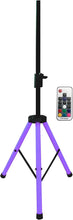 Load image into Gallery viewer, 2 MR DJ SS700LED Universal Light Up Multi Color LED Speaker Stands with Remote