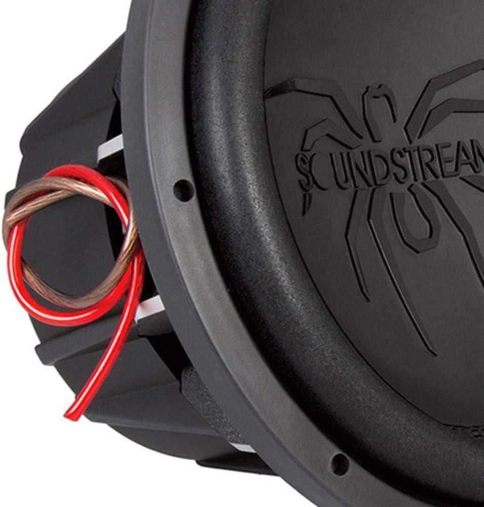 Soundstream T5.124 Tarantula T5 2,000 Watt 12" Dual 4-Ohm Subwoofer