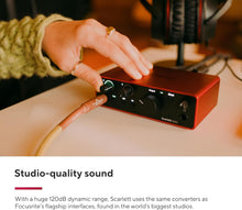 Load image into Gallery viewer, Focusrite Scarlett Solo Studio USB Audio Interface Recording Bundle