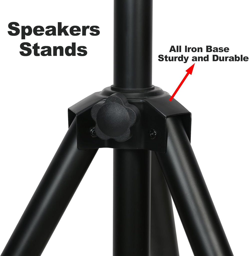 MR DJ SS350B Pro Universal Folding Tripod DJ PA Home On Stage Speaker Light Stand