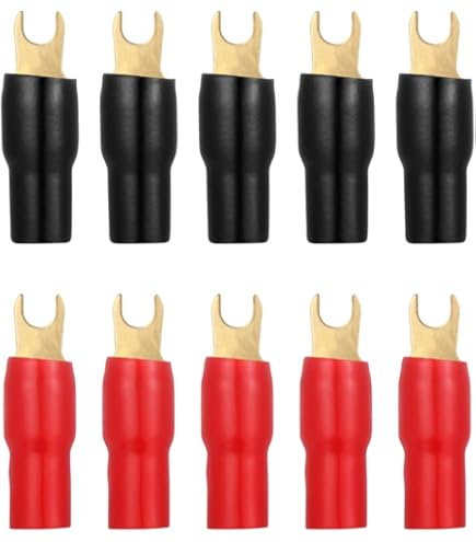 Install Bay US810 Spade Connectors 8Ga #10 5Pr Red/Black